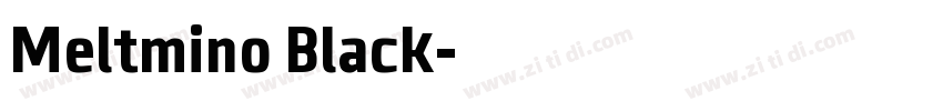 Meltmino Black字体转换
